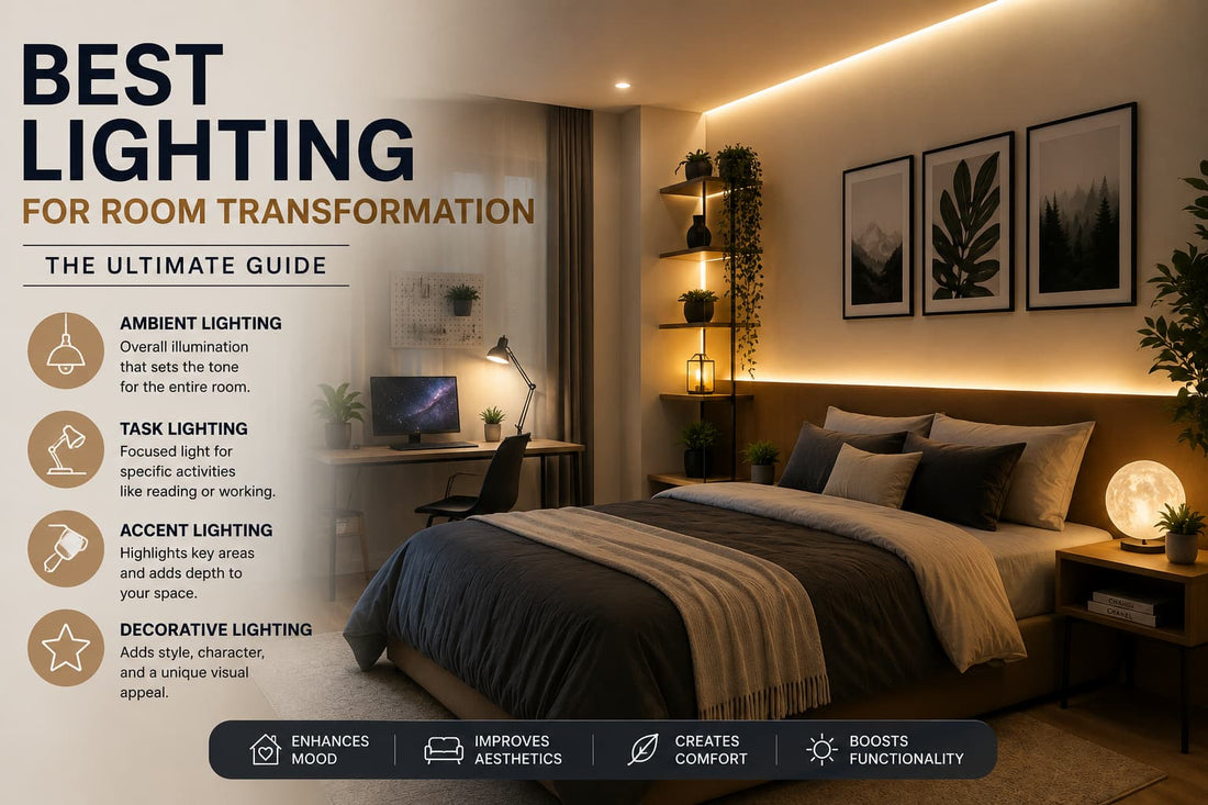Best Lighting for Room Transformation: The Ultimate Guide - shopzykart