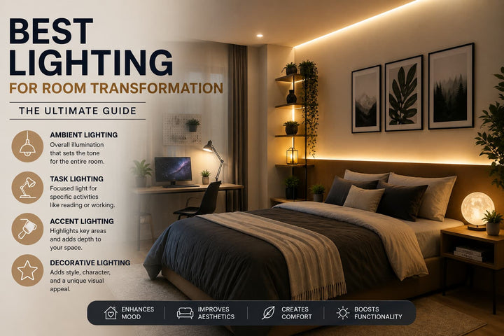 Best Lighting for Room Transformation: The Ultimate Guide - shopzykart