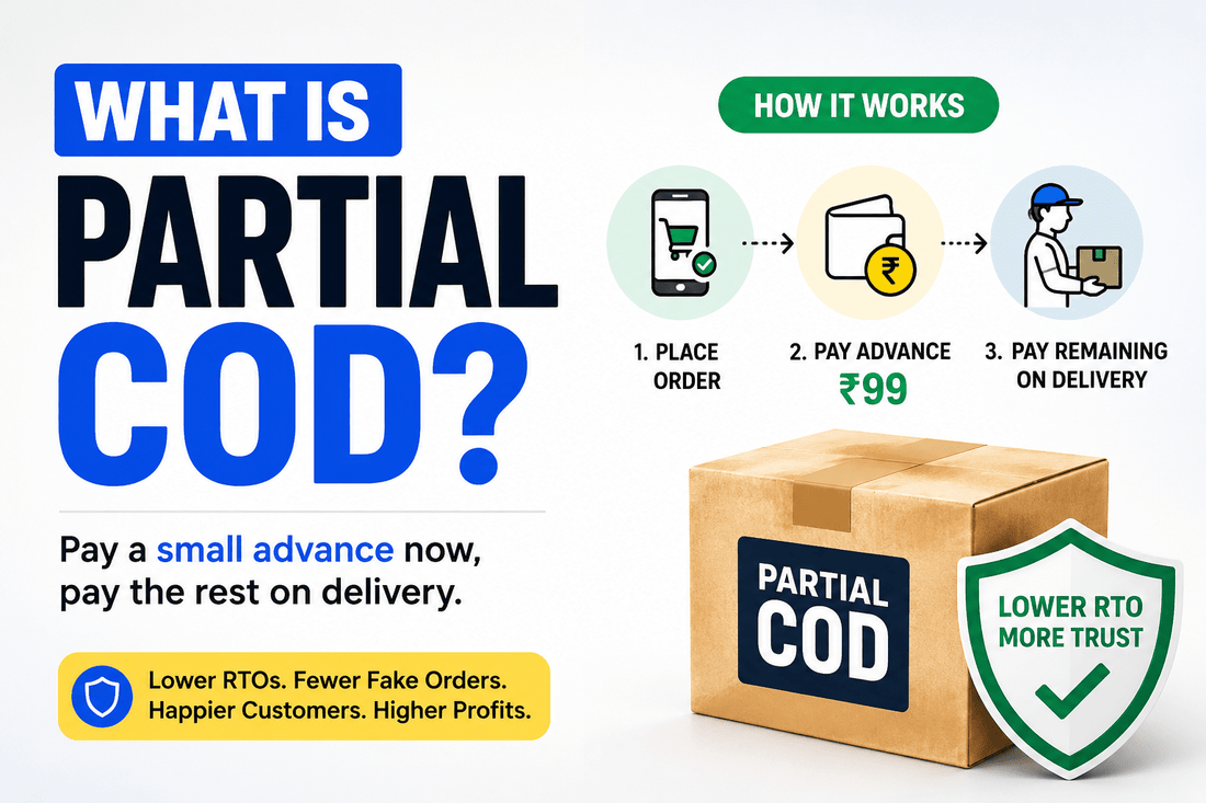 What Is Partial COD? Complete Guide to Partial Cash on Delivery in India - shopzykart