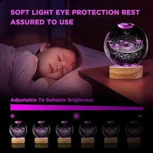 3D Crystal Lamp Ball - shopzykart