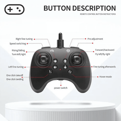 Fighter Jet Drone Toy – 2 - in - 1 RC Plane & Quadcopter | 360° Stunts | Buy Online India - shopzykart