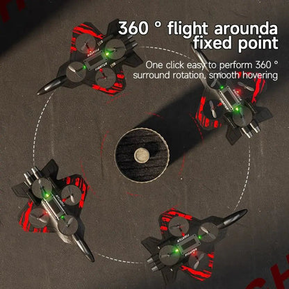 Fighter Jet Drone Toy – 2 - in - 1 RC Plane & Quadcopter | 360° Stunts | Buy Online India - shopzykart