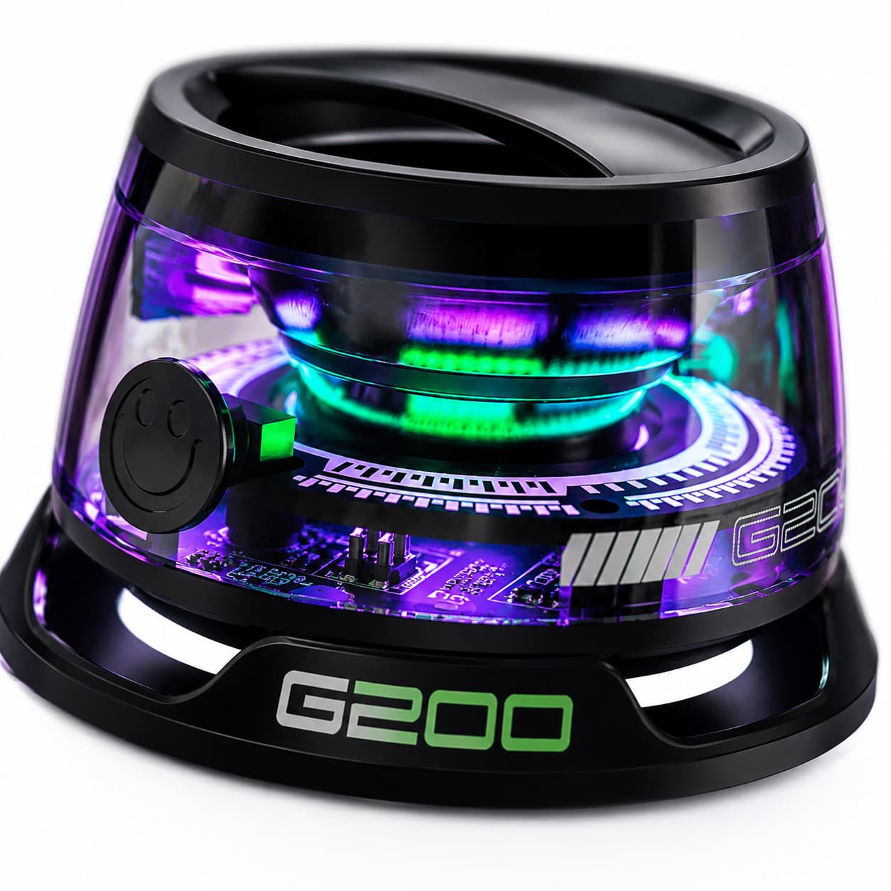 G200 Magnetic Bluetooth Speaker – MagSafe Phone Stand with RGB - shopzykart