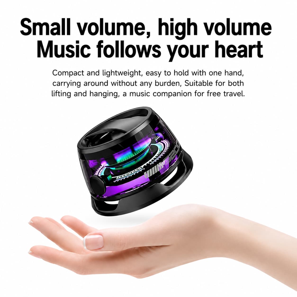 G200 Magnetic Bluetooth Speaker – MagSafe Phone Stand with RGB - shopzykart