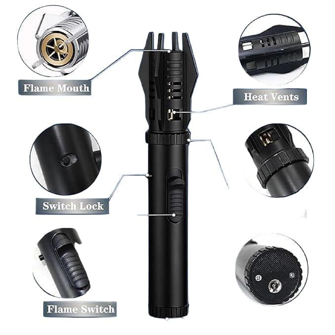 metal lightsaber shaped lighter India gift for men