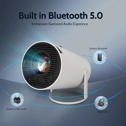Mini Portable Projector for Bedroom & Hostel Room — Android WiFi Projector with Auto Keystone | ShopzyKart India - shopzykart