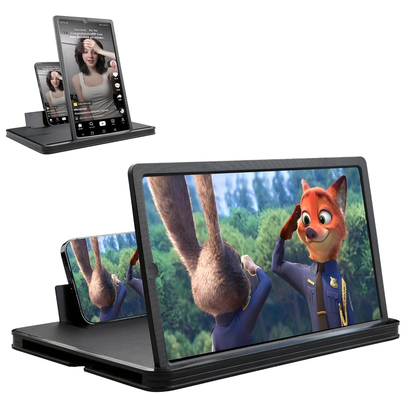 Phone Screen Magnifier 14 Inch — Watch Movies on a Big Screen Without a TV - shopzykart