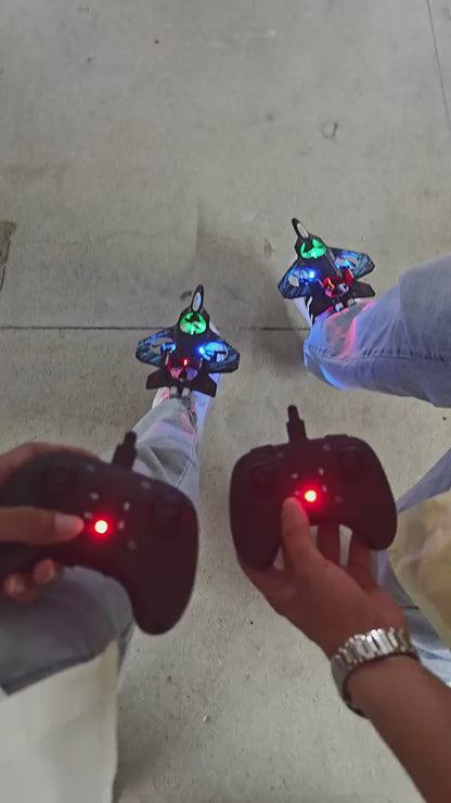 Fighter Jet Drone Toy – 2-in-1 RC Plane & Quadcopter | 360° Stunts | Buy Online India