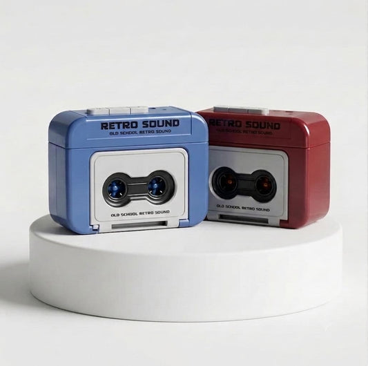 Retro Tape Recorder Keychain with Voice Recording — Record & Gift Your Message - shopzykart