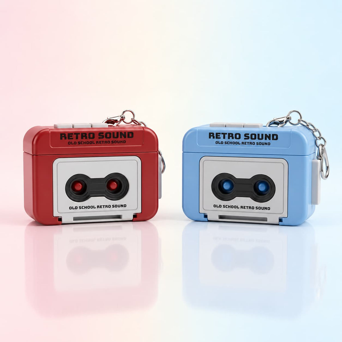 Retro Tape Recorder Keychain with Voice Recording — Record & Gift Your Message - shopzykart