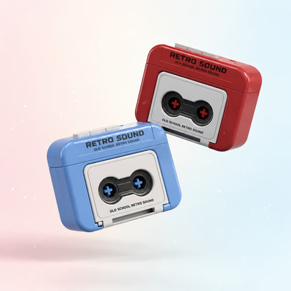 Retro Tape Recorder Keychain with Voice Recording — Record & Gift Your Message - shopzykart