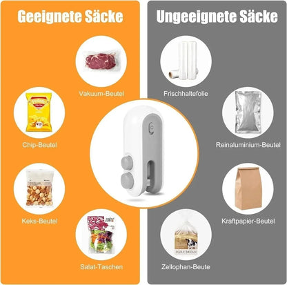 SealMate 2 - in - 1 Mini USB Bag Sealer - shopzykart