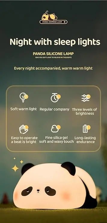 Sleeping panda night light - shopzykart